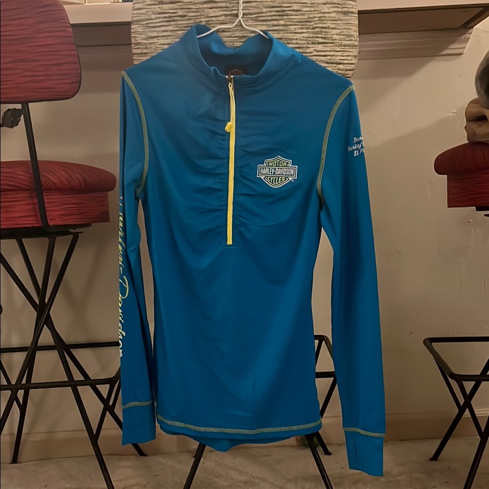 Harley-Davidson Blue Long Sleeve Shirt